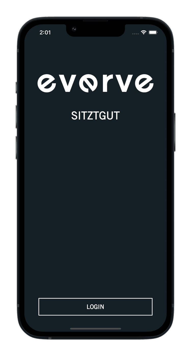 Screenshot of the SITZTGUT App